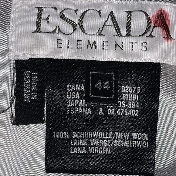 Escada Grey Blazer size 44 - Picture 7 of 8